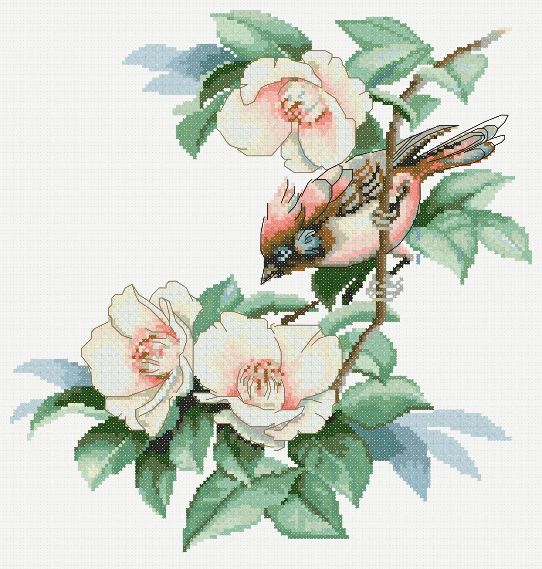https://dayunoa.oss-cn-beijing.aliyuncs.com/所有图纸/saga图纸/B299 Pasare in fiori鲜花和鸟.jpeg